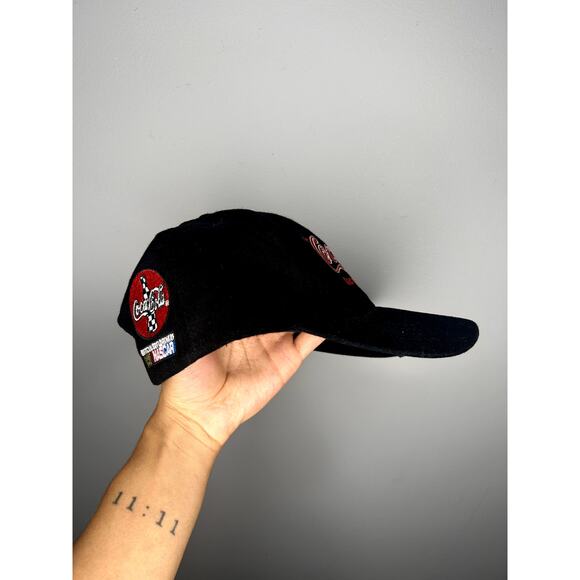 Vintage 90s Coca Cola Racing Family Nascar Snapback Hat - Picture 3 of 8